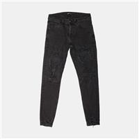 Black Needle Jeans / Size 30 / Mens / Black / Cotton