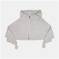 Mint Velvet Shawl / Size M / Womens / Grey / Cotton - M Regular