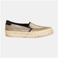 Bershka Flats / UK 5 / Womens / Gold