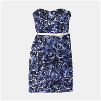 Coast Dress / Size 12 / Knee Length / Womens / Blue / Polyester