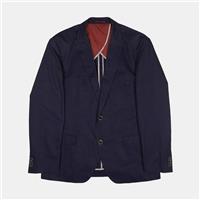 Johnston & Murphy Blazer / Size L / Mid-Length / Mens / Blue / Cotton - L Regular
