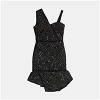 Karen Millen Dress / Size 6 / Knee Length / Womens / Black / Polyester