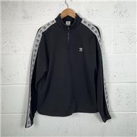 Adidas Men's Black Pullover Sweatshirt / Size L / Mens / Black / Cotton Blend