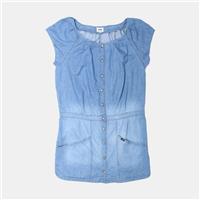 Lee Dresses / Size L / Knee Length / Womens / Blue / Cotton