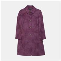 Ted Baker Coat / Size 10 / Long / Womens / Purple / Wool - 10 Regular