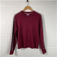 Tommy Jeans Women's Red Pullover Jumper, Size S / Size S / Womens / Red / P... - S Regular