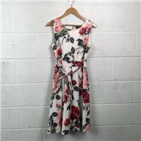 Stella Women's Floral Fit & Flare Dress / Size L / Knee Length / Womens / ...
