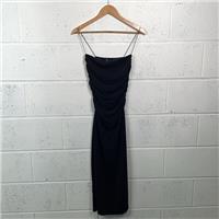 H&M Black Bodycon Dress Party Cocktail Long Size S / Size S / Long / Womens... - S Regular