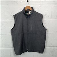 Parkes Men's Quilted Gillet / Size L / Mid-Length / Mens / Grey / Polyester