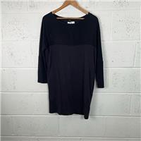 COS Women's Black Cotton Pullover Jumper / Size XS / Womens / Black / Cotton - XS Regular