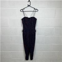 Little Mistress Jumpsuit / Size 10 / Womens / Blue / Polyester - 10 Regular