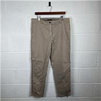 M&S Collection Men's Casual Beige Cotton Khakis - Size XL / Size XL / Mens ...