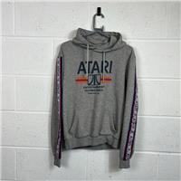 Atari Grey Pullover Hoodie / Size M / Mens / Grey / Polyester,Cotton - M Regular