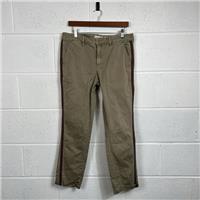 Anthropologie Beige Chino Trousers / Size 30 / Womens / Beige / Cotton