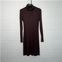 ONLY Dress / Size M / Knee Length / Womens / Brown / Viscose - M Regular