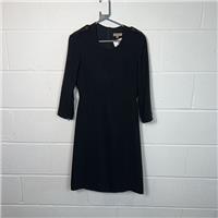 Burberry Dress / Size 8 / Knee Length / Womens / Black / Viscose