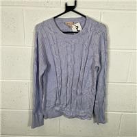 Philosophy Jumper / Size L / Womens / Blue / Viscose - L Regular
