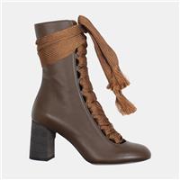 Chlo Harper Leather Boots / UK 3 / Womens / Brown