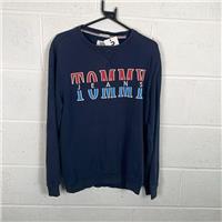 Tommy Jeans Black Pullover / Size M / Mens / Black / Cotton - M Regular