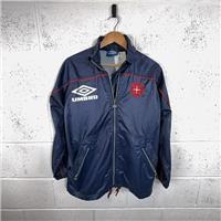Umbro Blue Windbreaker Jacket / Size XS / Mid-Length / Mens / Blue / Polyester - XS Regular