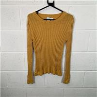 A New Day Jumper / Size M / Womens / Yellow / Cotton Blend