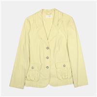 Doris Streich Jacket / Size M / Mid-Length / Womens / Yellow / Cotton - M Regular