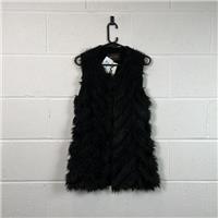 River Island Waistcoat / Size 10 / Short / Womens / Black / Polyester