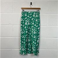 Pour Moi Skirt / Size 14 / Midi / Womens / Green / Polyester