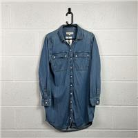 Michael Kors Women's Blue Denim Button-Up Shirt / Size L / Womens / Blue /...