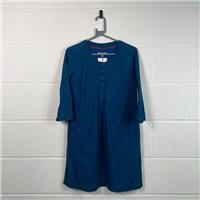 Laura Ashley Dress / Size M / Knee Length / Womens / Blue / Cotton