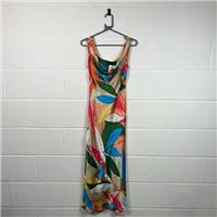 Dorothy Perkins Multicoloured Slip Dress / Size 12 / Long / Womens / Multic...