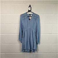 Pour Moi Blue Shift Dress / Size 12 / Short / Womens / Blue / Viscose - 12 Regular