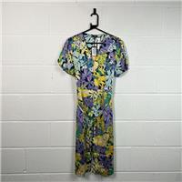 Pour Moi Multicoloured Floral Fit & Flare Midi Dress / Size 14 / Midi / Wom... - 14 Regular