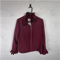 Ted Baker Women's Purple Basic Jacket / Size 12 / Womens / Purple / Polyester