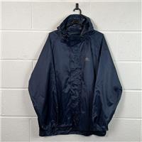 Wynnster Mens Blue Windbreaker / Size L / Mid-Length / Mens / Blue / Polyester - L Regular