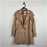 Boohoo Coat / Size 8 / Womens / Beige / Polyester