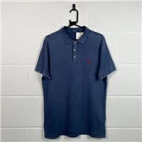 Ralph Lauren Button-Up Polo Shirt / Size M / Mens / Blue / Cotton