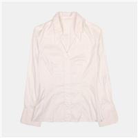 Hugo Boss Blouse Shirt / Size 6 / Womens / Ivory / Cotton