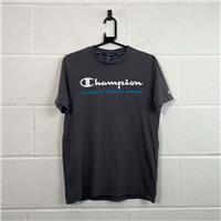 Champion Men's Grey Cotton T-Shirt / Size S / Mens / Grey / Cotton - S Regular