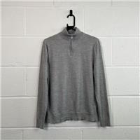 Moss Men's Grey Wool Pullover Jumper / Size XL / Mens / Grey / Wool - XL Regular