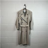 Canda Women's Beige Trench Coat / Size 14 / Womens / Beige / Cotton
