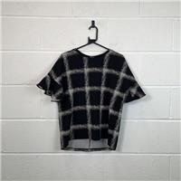 F&F Black Short Sleeve Blouse / Size 14 / Womens / Black / Polyester