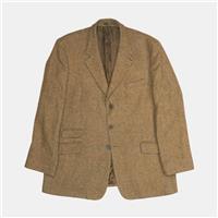 House of Bruar Suit Jacket / Size 50 / Long / Mens / Brown / Wool