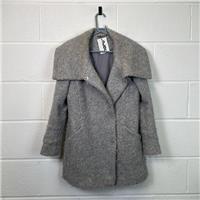 Reserved Coat / Size 8 / Womens / Grey / Wool Blend