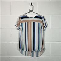 F&F Women's Multicoloured Striped Blouse / Size M / Womens / Multicoloured...