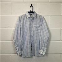 Van Heusen Button-Up / Size L / Mens / Blue / Cotton