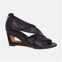 Django & Juliette Heels / Size UK 4 / UK 4 / Womens / Black / Leather