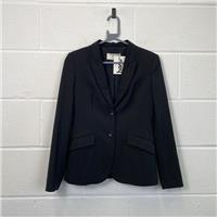 Boss Blazer / Size 8 / Mid-Length / Womens / Black / Wool