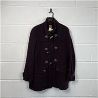 Joule Clothing Women's Brown Wool Overcoat / Size L / Womens / Brown / Wool