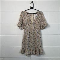 PrettyLittleThing Dress / Size 12 / Short / Womens / Multicoloured / Polyester - 12 Regular